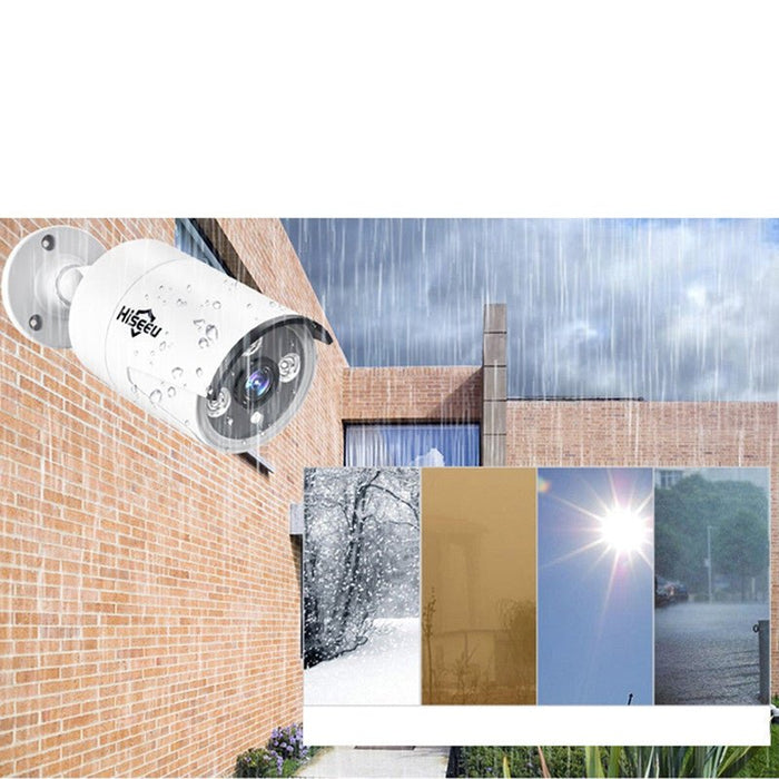 Hiseeu HB612 HB613 - 1536P 3.0MP POE Mini Bullet IP Camera with ONVIF, P2P, IP66 Waterproof, Outdoor IR CUT Night Vision - Ideal for Outdoor Security Surveillance - Shopsta EU