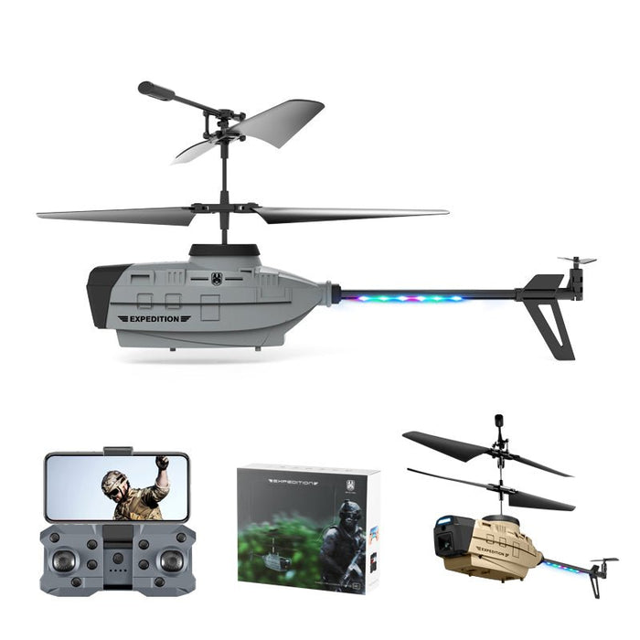 KY202 Black Bee - 4CH 6-Axis 4K Dual Camera RC Helicopter with Air Gesture, Obstacle Avoidance & Intelligent Hover - Perfect for Beginners and Drone Enthusiasts - Shopsta EU