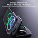 Magnetic Wireless Charger Foldable Stand - 2-in-1 with 15W Fast Charging Functionality for iWatch Ultra/8/7/6 and iPhone 14 Pro/13/12 - Ideal for Apple Watch and iPhone Owners Needing Faster Charging - Shopsta EU