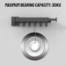 Retractable Wall-Mounted Folding Clothes Hanger — Aluminium, Indoor & Outdoor