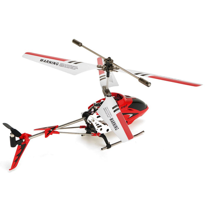 SYMA S107G - 3CH Infrared Mini Remote Control Helicopter with Gyro, Anti-Collision & Anti-Fall Features - Perfect Toy for Kids & Indoor Use - Shopsta EU