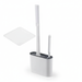 Silicone Soft‑Bristle Wall‑Mounted Toilet Brush with ABS Handle