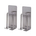 Stainless Steel Wall-Mount Toothbrush & Shaver Holder — 1 or 2 pcs