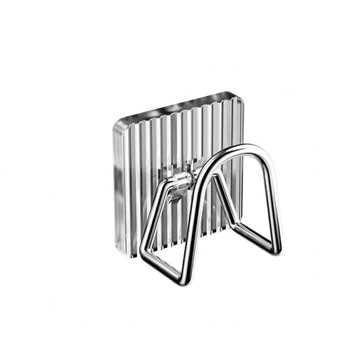 Adhesive 304 Stainless Steel Sink Sponge Holder — Brushed Peel‑and‑Stick Organiser