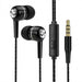3.5mm Wired In‑Ear Earphones with Microphone — HIFI Bass Stereo
