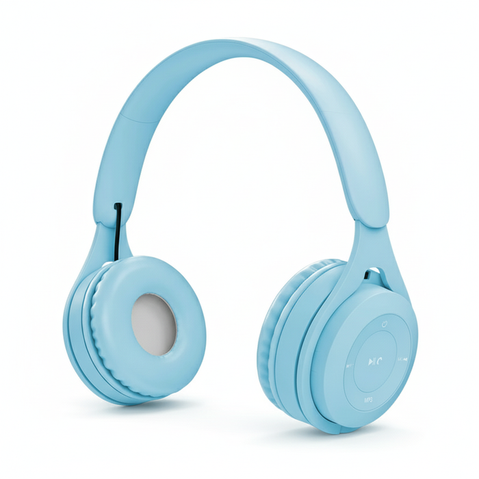 Y08 Macaron Wireless Bluetooth Headphones with Mic — Stereo Headband for Kids & Gaming