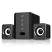 2.1 USB-Powered PC Speaker Set with Subwoofer — Compact Stereo for Laptop, Phone & TV
