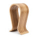 2025 Walnut U-Shape Wooden Headphone Stand – Desktop Hanger