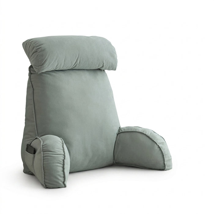 Headboard Sofa Cushion — Supportive Backrest Pillow for Reading, Medium–High Softness