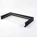 80cm Wall-Mounted Foldable Laundry Rack — 5-Rod White Stainless Steel