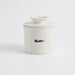 Ceramic Butter Jar with Lid & Cup — Western-Style Butter and Cheese Storage