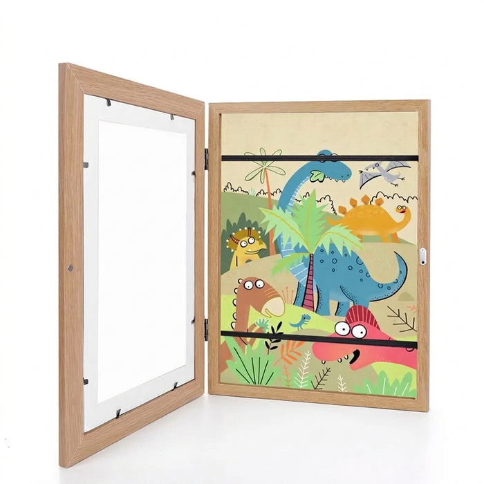Kids' Interactive Art Frame — Removable A4 Display for Paintings & Photos