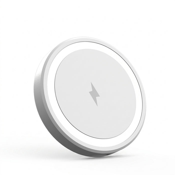 Magnetic Wireless Charger Pad for iPhone 12–17 & AirPods Pro — 15W MagSafe‑style