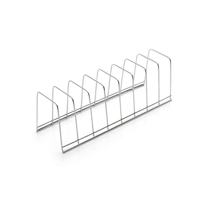Stainless Steel Dish Draining Rack – Space‑saving Plate & Bowl Holder (Free‑standing)