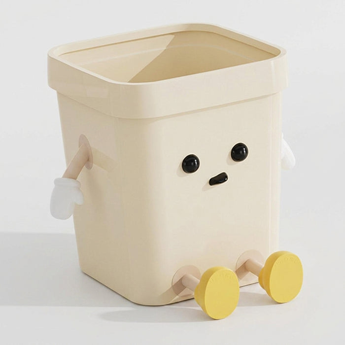 Creative Cute Trash Can — Open-Top Compost Bucket & Dustbin for Home